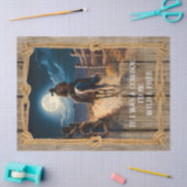 Cowboy Western Man Horse Tissuepapier (Craft)