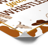 Cowboy Western Nat Your Whistles Sign Poster (Hoek)