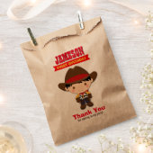 Cowboy Western Old West Birthday Bedankzakje (Geknipt)