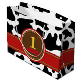 Cowboy Western Old West Birthday Groot Cadeauzakje (Achterkant Gekanteld)