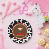 Cowboy Western Old West Birthday Papieren Bordje (Feest)