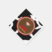 Cowboy Western Old West Birthday Servet (Hoek)