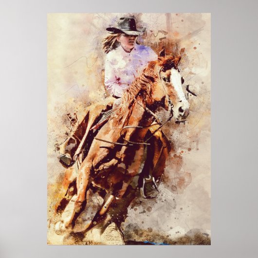 cowboy western or cowgirl western poster (Voorkant)