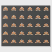 Cowboy Western Rider Bull Riding acht seconden Cadeaupapier (Vlak)