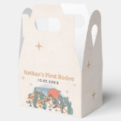 Cowboy Western Rodeo 1e verjaardag Bedankdoosjes (Geopend)