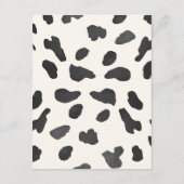 Cowboy Western Rodeo Baby shower Wensen voor Baby Informatiekaartje (Achterkant)