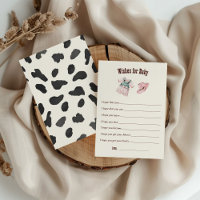 Cowboy Western Rodeo Baby shower Wensen voor Baby