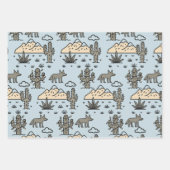 Cowboy Western Rodeo Hand getrokken Doodle Inpakpapier Vel (Voorkant)