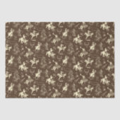 Cowboy Western Rodeo Horses Pattern Tissuepapier (Voorkant)