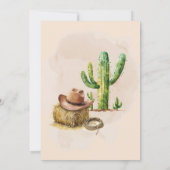 Cowboy Western Rodeo Verjaardag Kaart (Achterkant)