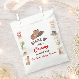 Cowboy Western Rodeo Wild West Baby shower Bedankzakje