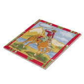  Cowboy Western Rodeo Wild West Tegeltje (Zijkant)