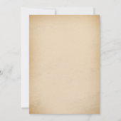 Cowboy Western Rodeo Wild West Verjaardagsuitnodig Kaart (Achterkant)