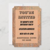 Cowboy Western Thema Kaart (Voorkant)