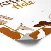 Cowboy Western Waterhole Teken Poster (Hoek)