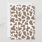 Cowboy Western Wild West Rodeo Verjaardag Kaart (Achterkant)