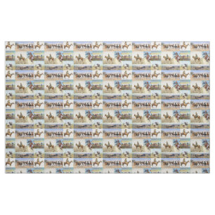 Cowboy Westerne Art Popular Stof