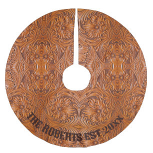 Cowboy westerne land gereedschappen lederen famili kerstboom rok