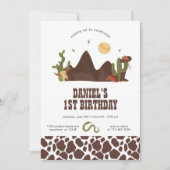 Cowboy Westerne uitnodiging (Voorkant)