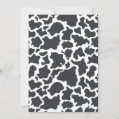 Cowboy Westerne uitnodiging (Achterkant)