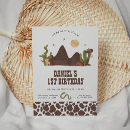 Cowboy Westerne uitnodiging