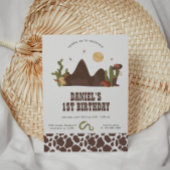 Cowboy Westerne uitnodiging