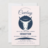 Cowboy Westerne uitnodiging (Voorkant)
