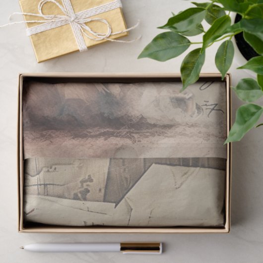 Cowboy Westerne Waterverf Decoupage Tissue Paper Tissuepapier (Geschenk)