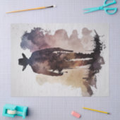 Cowboy Westerne Waterverf ontkoppeling Tissuepapier (Craft)