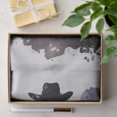 Cowboy Westerne Waterverf ontkoppeling Tissuepapier (Geschenk)
