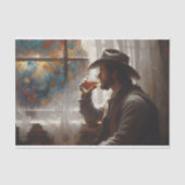 Cowboy Whiskey Ruit Decoupage Tissuepapier (Voorkant)