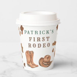 Cowboy Wild West 1e Rodeo verjaardagsfeestje Papieren Bekers