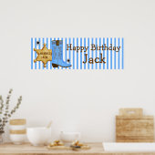Cowboy Wild West Banner Poster (Keuken)