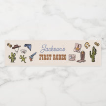 Cowboy Wild West eerste Rodeo Boy Verjaardag