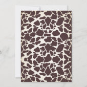 Cowboy Wild West eerste rodeo verjaardag Kaart (Achterkant)