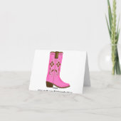 Cowboy Wild West kaart (Achterkant)