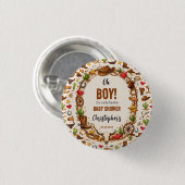 Cowboy Wild West Rodeo Ranch | Rustische Westerse  Ronde Button 3,2 Cm (Voorkant /achterkant)