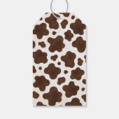 Cowboy Wild West Rodeo Verjaardag Bedankt Cadeaulabel (Achterkant)