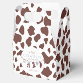 Cowboy Wild West Rodeo Western Boy Baby shower Bedankdoosjes (Geopend)