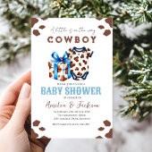 Cowboy Wild West Rodeo Western Boy Baby shower Kaart