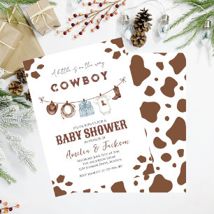 Cowboy Wild West Rodeo Western Boy Baby shower Kaart