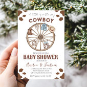 Cowboy Wild West Rodeo Western Boy Baby shower Kaart