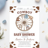 Cowboy Wild West Rodeo Western Boy Baby shower Kaart