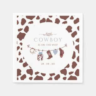 Cowboy Wild West Rodeo Western Boy Baby shower Servet