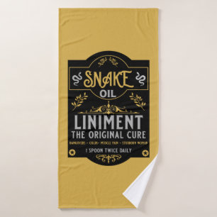 Cowboy Wild West Snake olie Badhanddoek