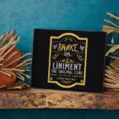 Cowboy Wild West Snake olie Fotoplaat (Zijkant)