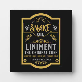 Cowboy Wild West Snake olie Fotoplaat