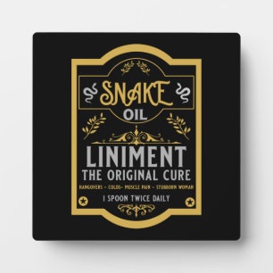 Cowboy Wild West Snake olie Fotoplaat