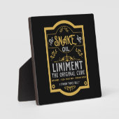 Cowboy Wild West Snake olie Fotoplaat (Voorkant)