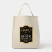 Cowboy Wild West Snake olie Tote Bag (Achterkant)
